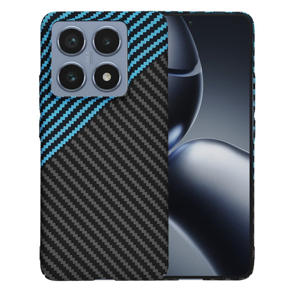 Capa para Xiaomi 14T Pro, Techsuit, Carbonite FiberShell, Preto Azul