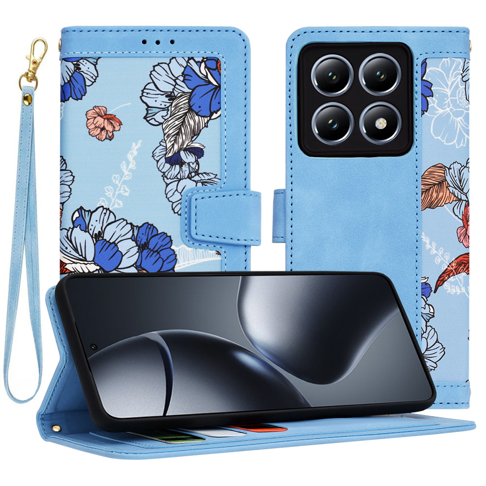 Capa para Xiaomi 14T Pro, Techsuit, FlipCraft, Azul