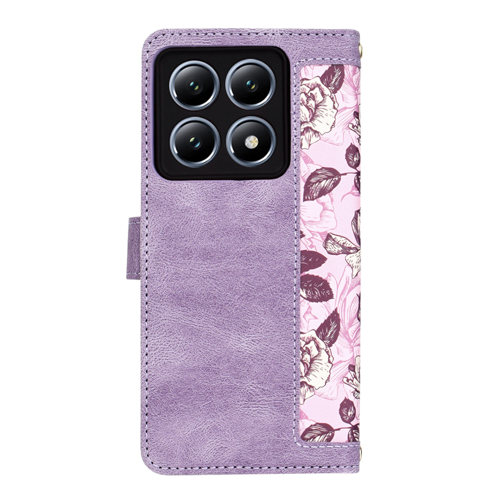 Capa para Xiaomi 14T Pro, Techsuit, FlipCraft, Roxo