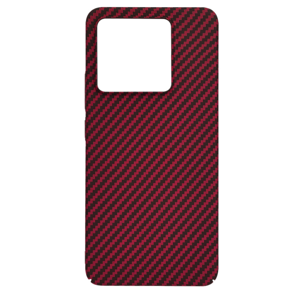 Capa para Xiaomi 14T, Techsuit, Carbonite FiberShell, Vermelha
