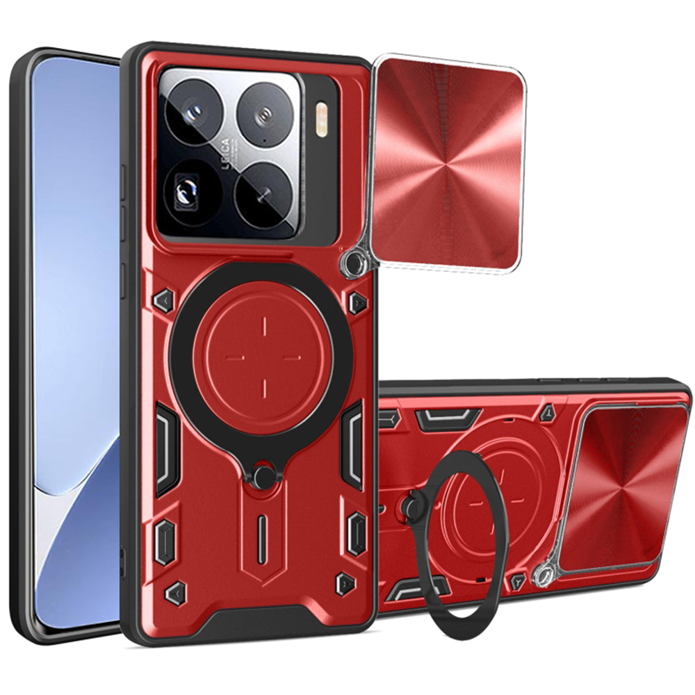 Capa para Xiaomi 15 Pro, Techsuit, CamGuard Pro, Vermelha