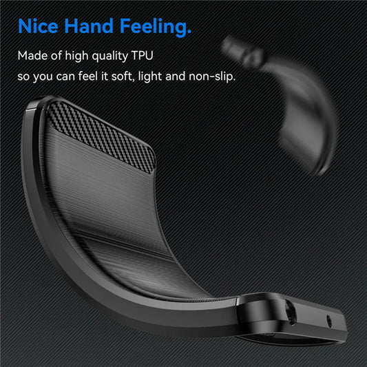 Capa para Xiaomi 15, Techsuit, Carbono, Preta