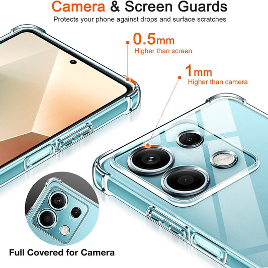 Capa para Xiaomi 15, Techsuit, Shockproof Clear, Transparente