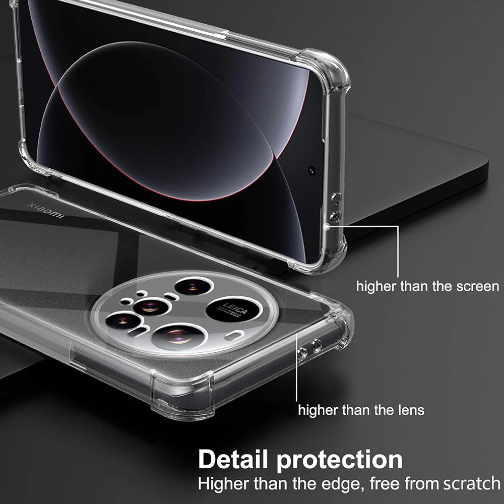 Capa para Xiaomi 15 Ultra, Techsuit, Transparente Antichoque, Transparente