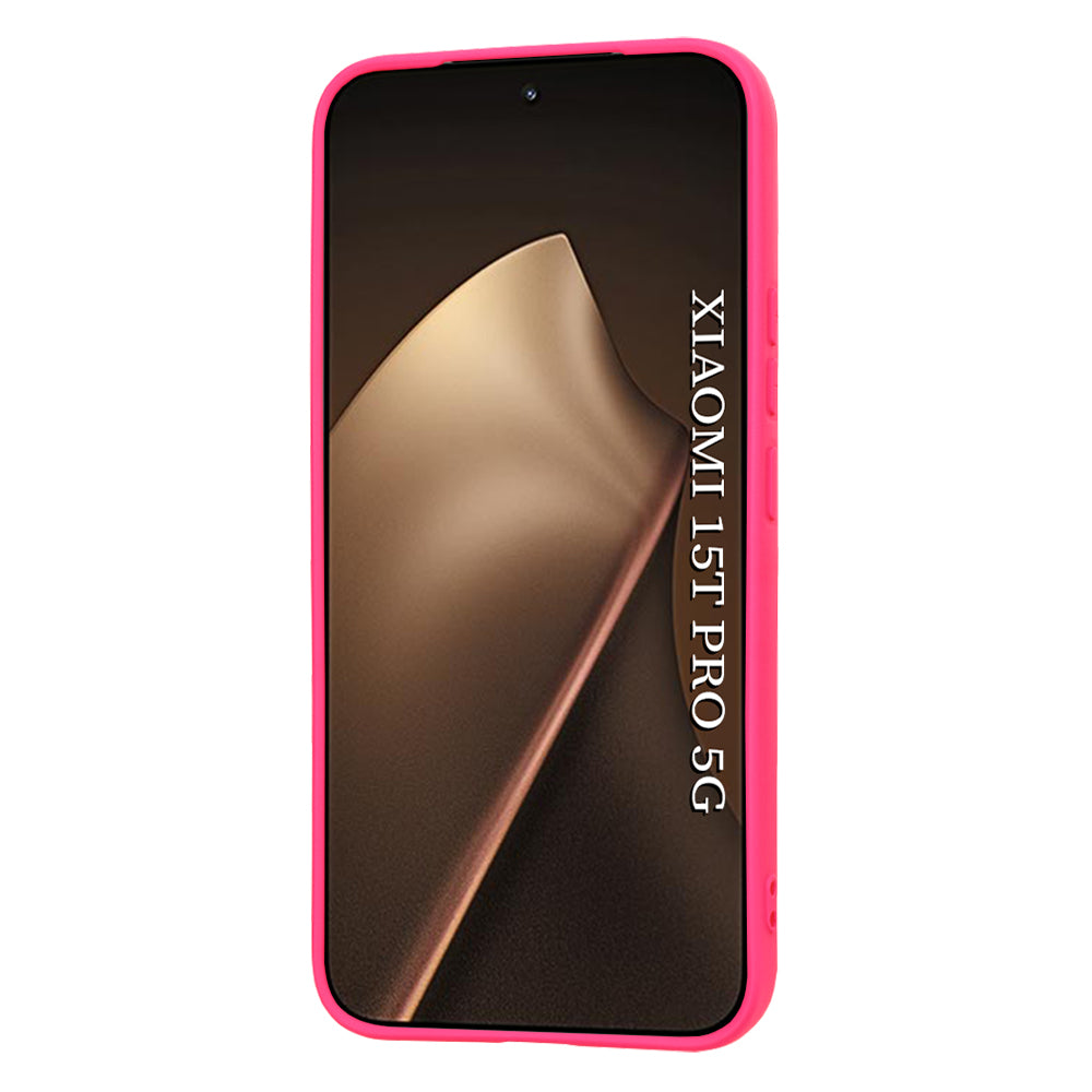 Case for Xiaomi 15T Pro, Techsuit, SoftFlex, Dark Pink