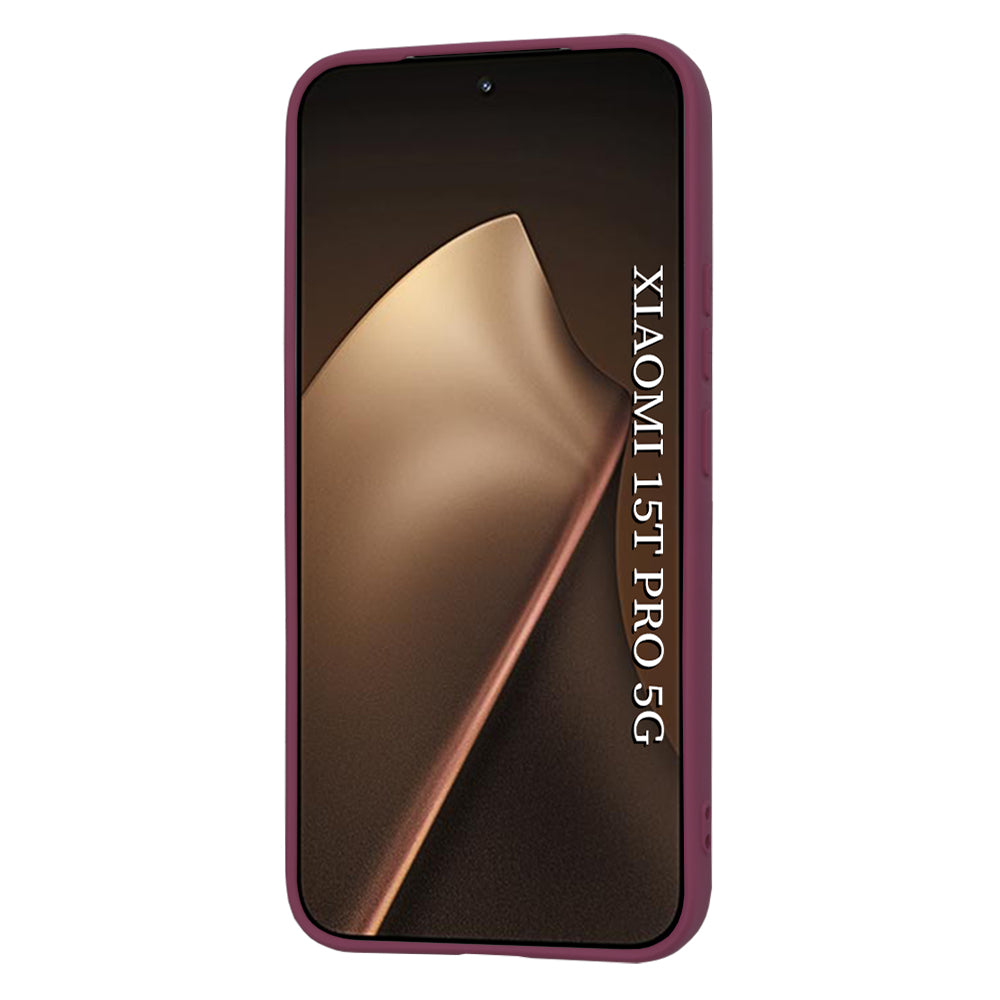 Capa para Xiaomi 15T Pro, Techsuit, SoftFlex, Cor de Cereja
