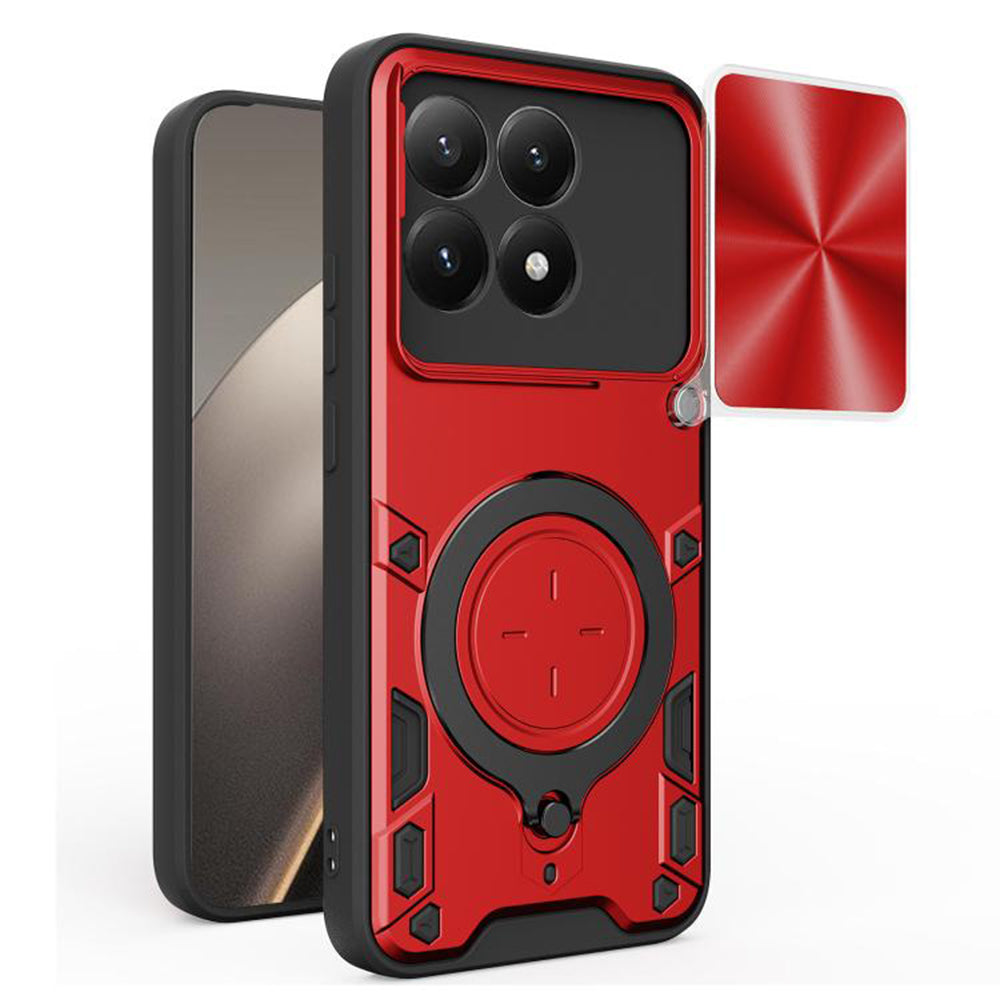 Capa para Xiaomi 15T, Techsuit, CamGuard Pro, Vermelha