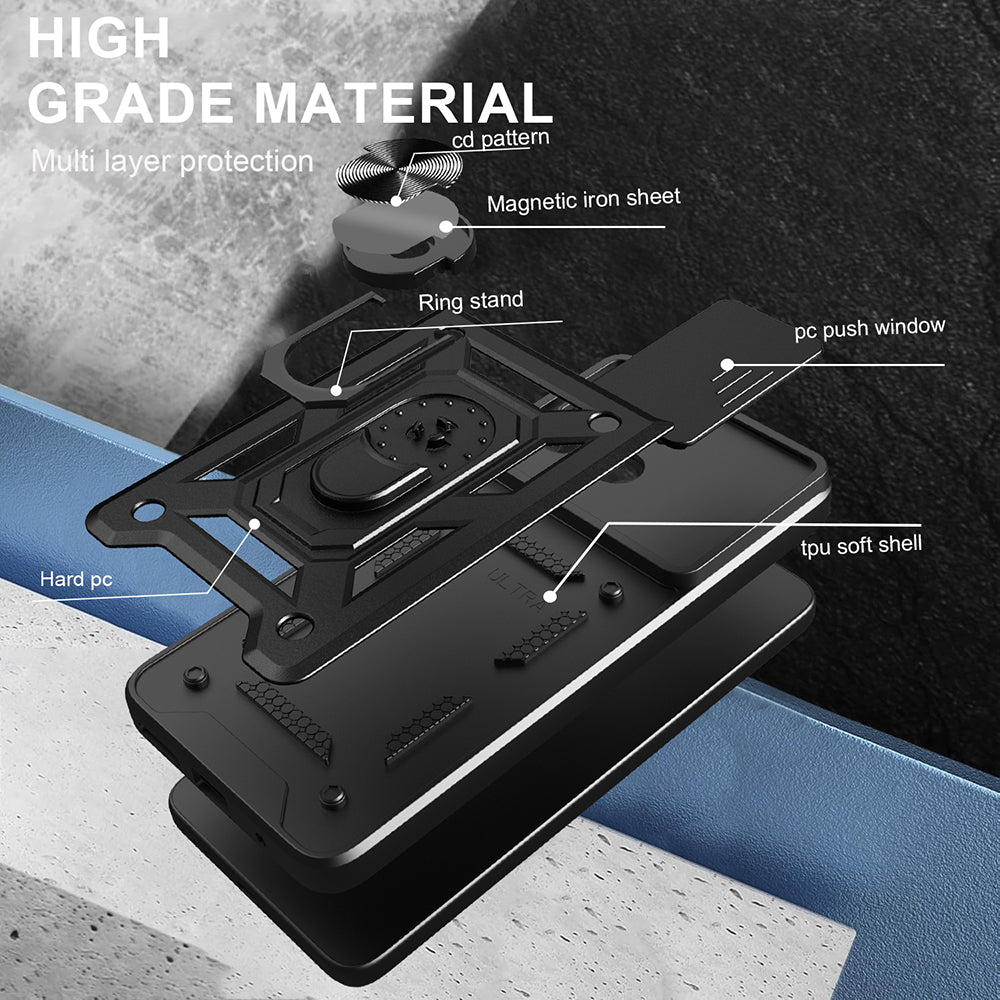 Capa para Xiaomi 15T, Techsuit, CamShield, Dourada