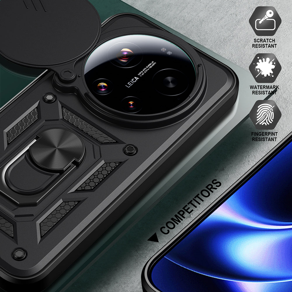 Capa para Xiaomi 17 Ultra, Techsuit, CamShield, Preta