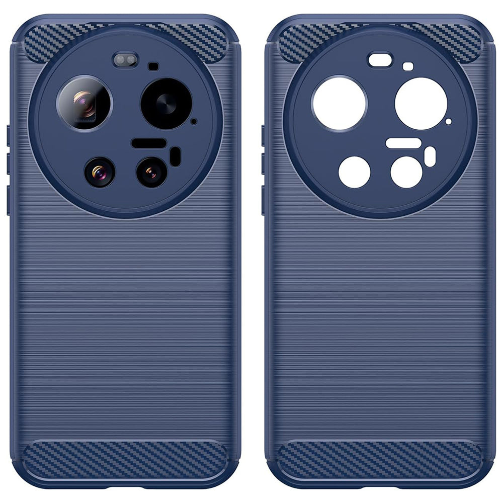 Capa para Xiaomi 17 Ultra, Techsuit, Carbono, Azul