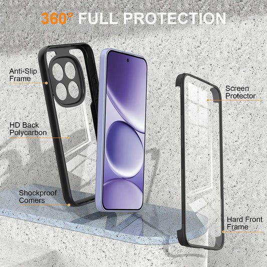 Case for Xiaomi 17T, Techsuit, ColorVerse 360, Black