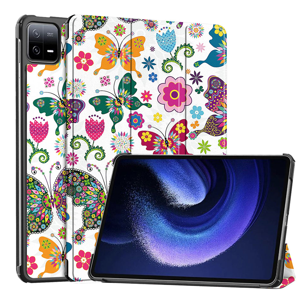 Capa para Xiaomi Pad 6 / 6 Pro, Techsuit, FoldPro Butterfly, Multicolor