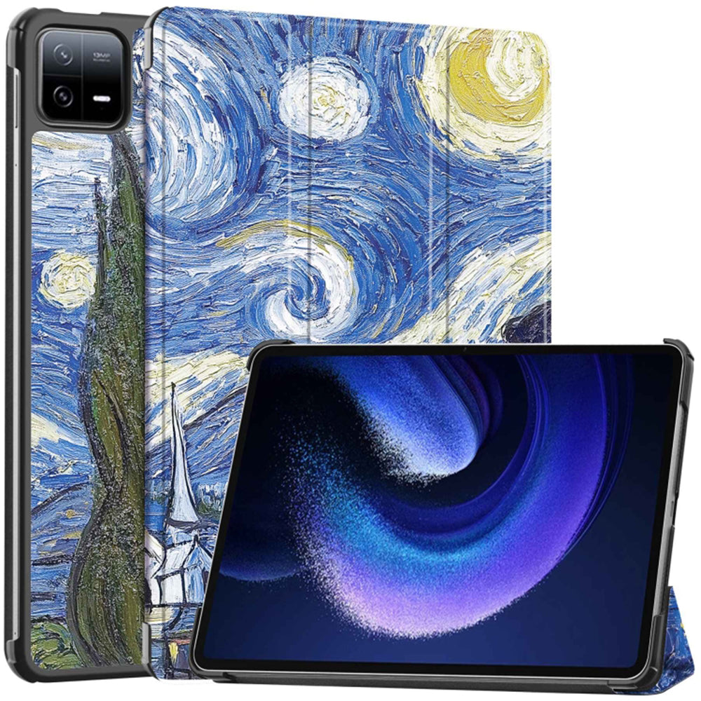 Capa para Xiaomi Pad 6 / 6 Pro, Techsuit, FoldPro Starry Night, Multicolor