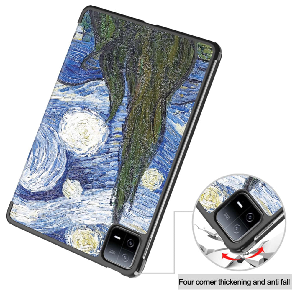 Capa para Xiaomi Pad 6 / 6 Pro, Techsuit, FoldPro Starry Night, Multicolor