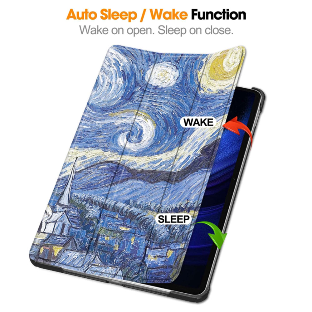 Capa para Xiaomi Pad 6 / 6 Pro, Techsuit, FoldPro Starry Night, Multicolor