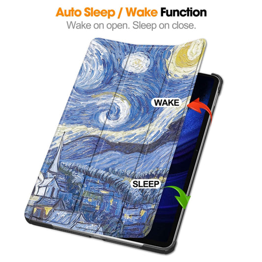 Capa para Xiaomi Pad 6 / 6 Pro, Techsuit, FoldPro Starry Night, Multicolor