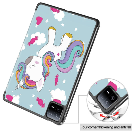 Capa para Xiaomi Pad 6 / 6 Pro, Techsuit, FoldPro Unicorn, Multicolor