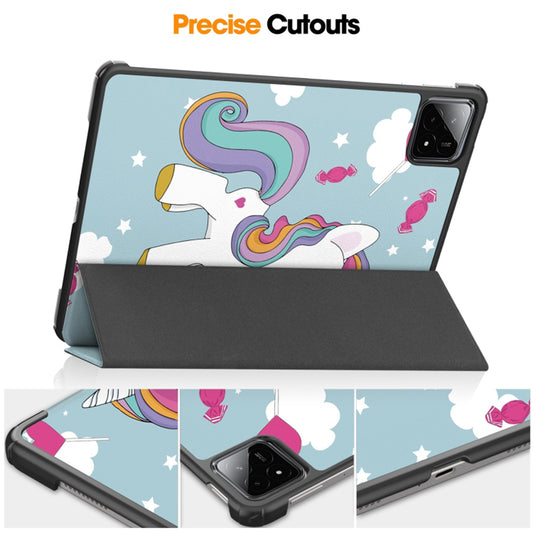 Capa para Xiaomi Pad 6S Pro 12.4, Techsuit, FoldPro Unicorn, Multicolor