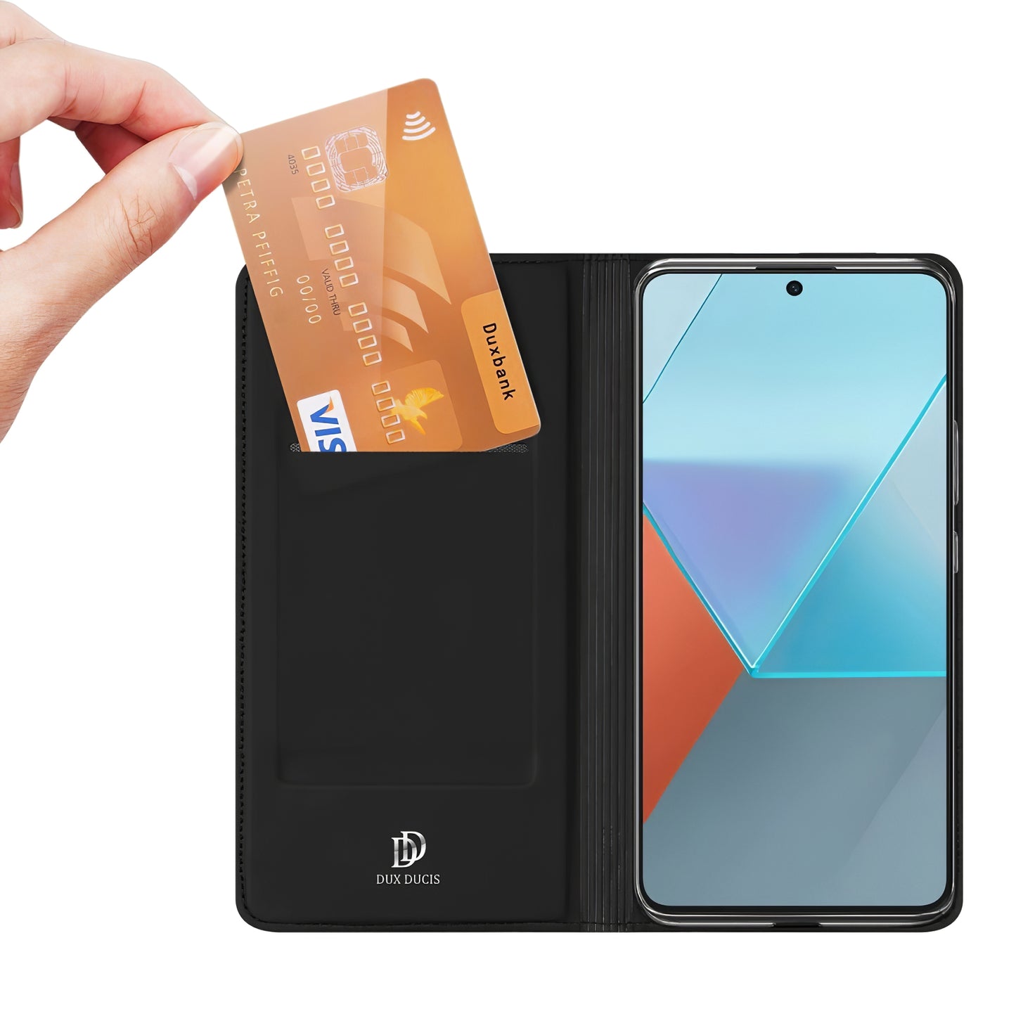 Bolsa para Xiaomi Poco X6 / Note 13 Pro 5G, DUX DUCIS, Skin Pro, Preto