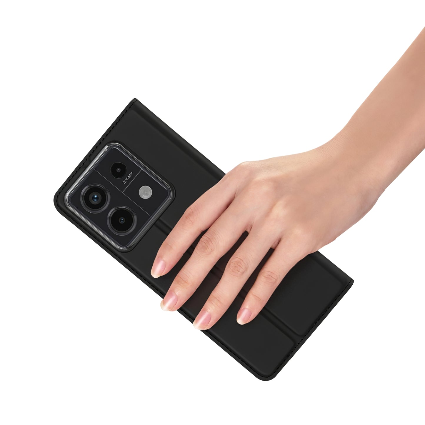 Bolsa para Xiaomi Poco X6 / Note 13 Pro 5G, DUX DUCIS, Skin Pro, Preto