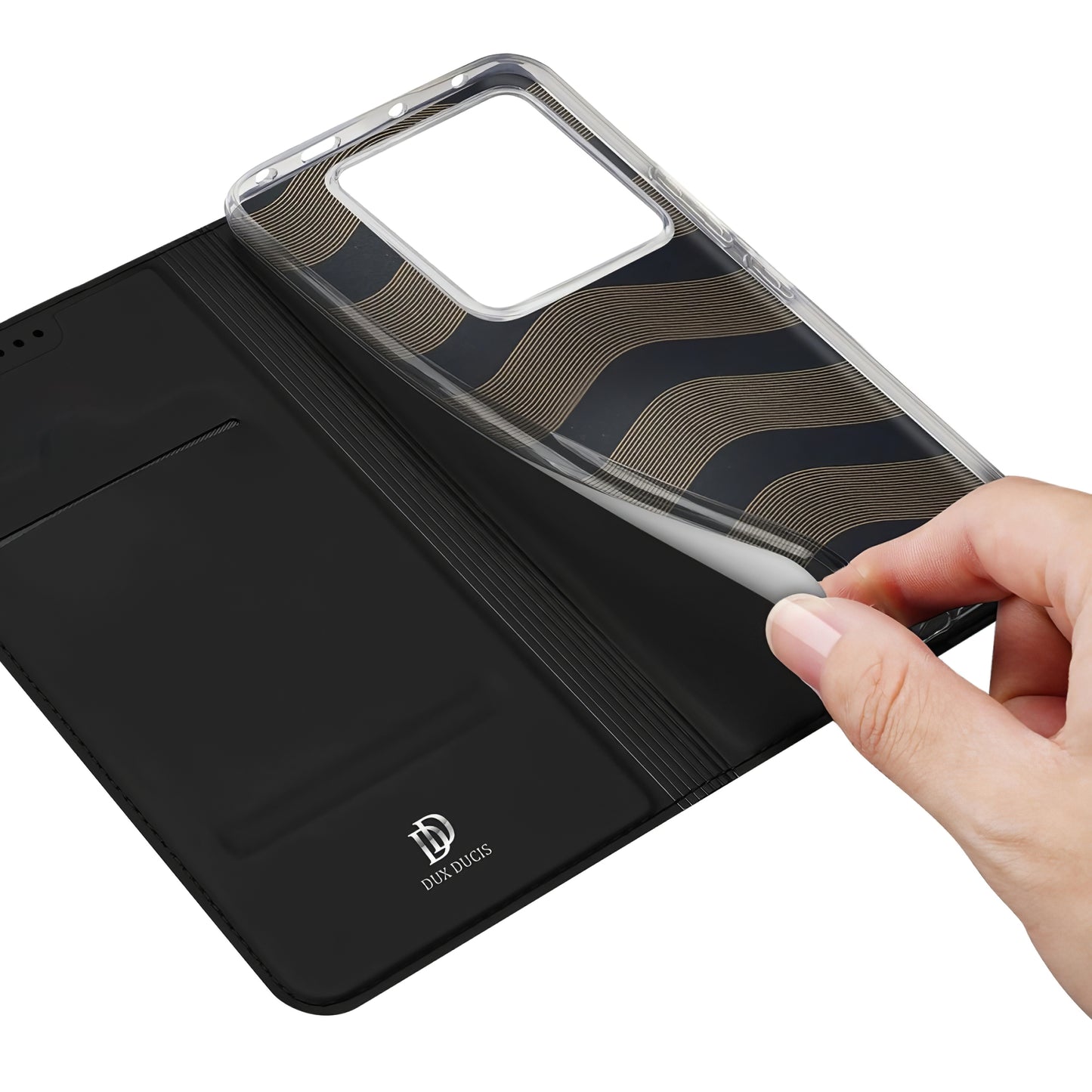 Bolsa para Xiaomi Poco X6 / Note 13 Pro 5G, DUX DUCIS, Skin Pro, Preto