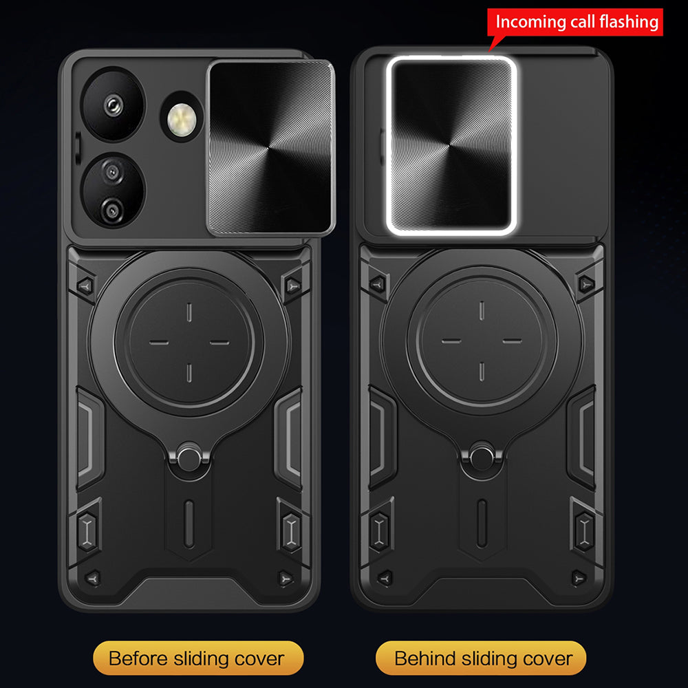 Capa para Xiaomi Poco C65 / Redmi 13C, Techsuit, CamGuard Pro, Preta
