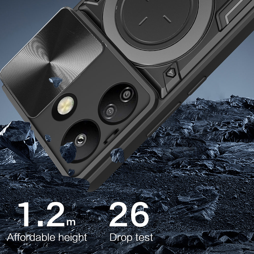 Capa para Xiaomi Poco C65 / Redmi 13C, Techsuit, CamGuard Pro, Preta