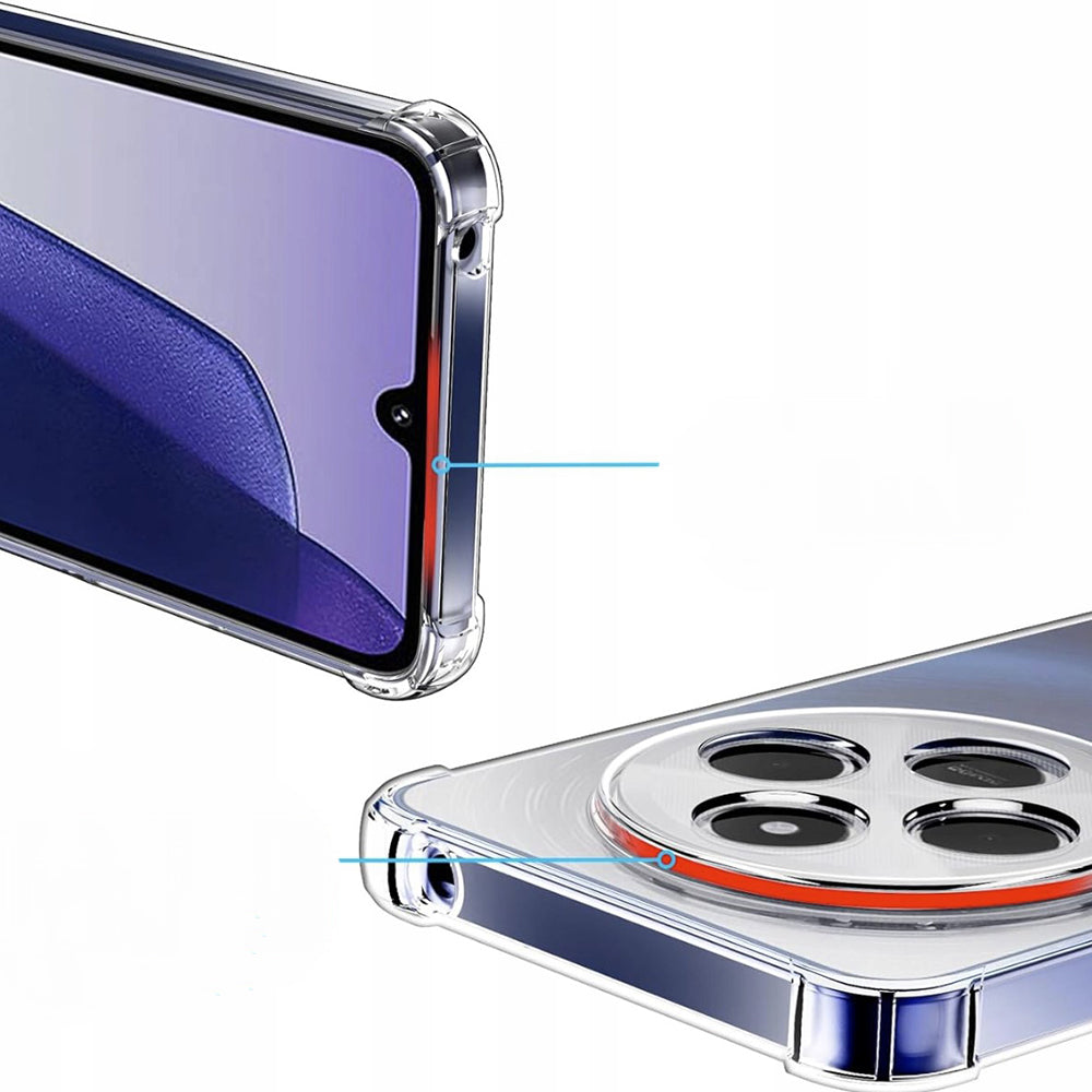 Capa para Xiaomi Poco C75 / Redmi 14C, Techsuit, Transparente à Prova de Choques, Transparente