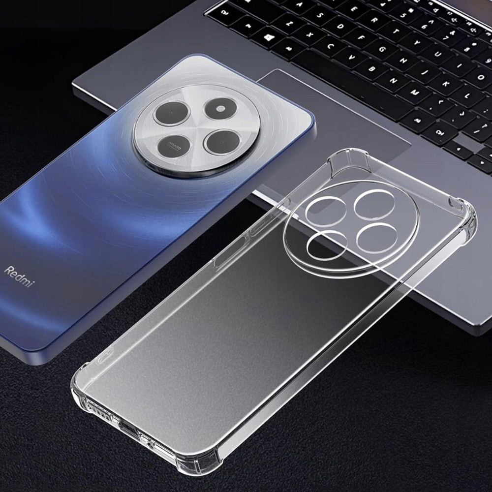 Capa para Xiaomi Poco C75 / Redmi 14C, Techsuit, Transparente à Prova de Choques, Transparente