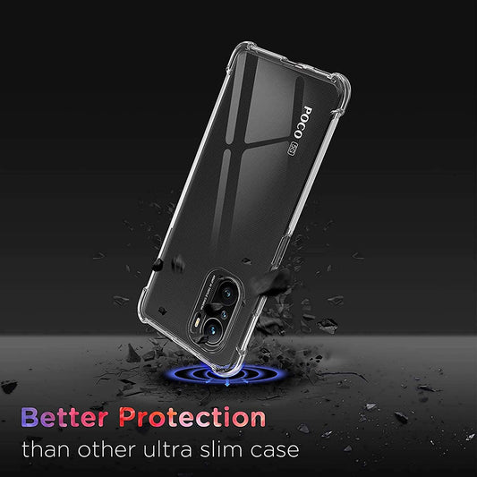 Capa para Xiaomi Poco F3 / Mi 11i, Techsuit, Transparente à Prova de Choques