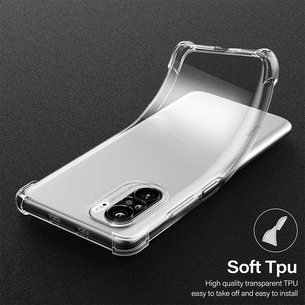 Capa para Xiaomi Poco F3 / Mi 11i, Techsuit, Transparente à Prova de Choques