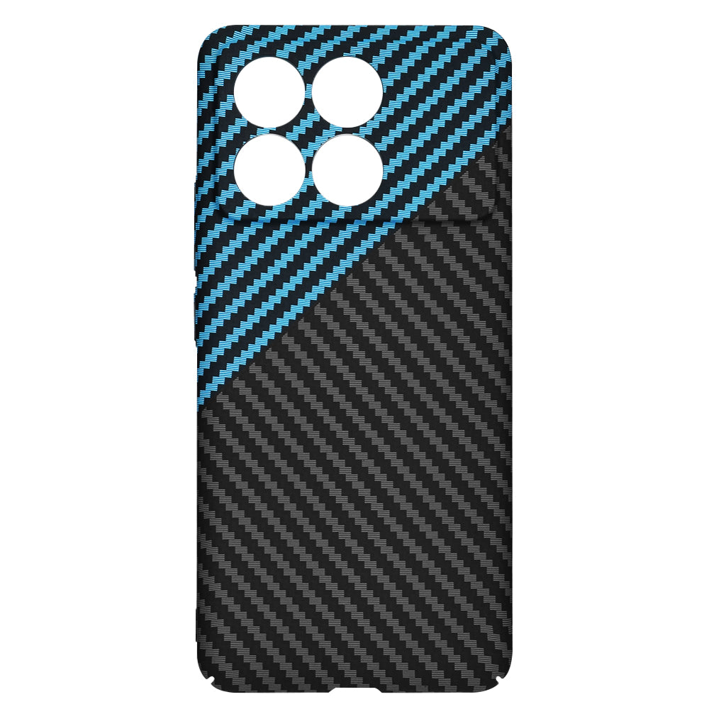 Capa para Xiaomi Poco F6 Pro, Techsuit, Carbonite FiberShell, Preto Azul