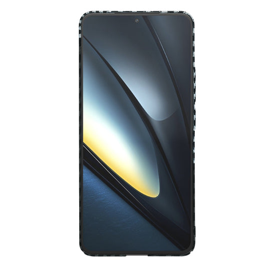Capa para Xiaomi Poco F6 Pro, Techsuit, Carbonite FiberShell, Preto Cinzento