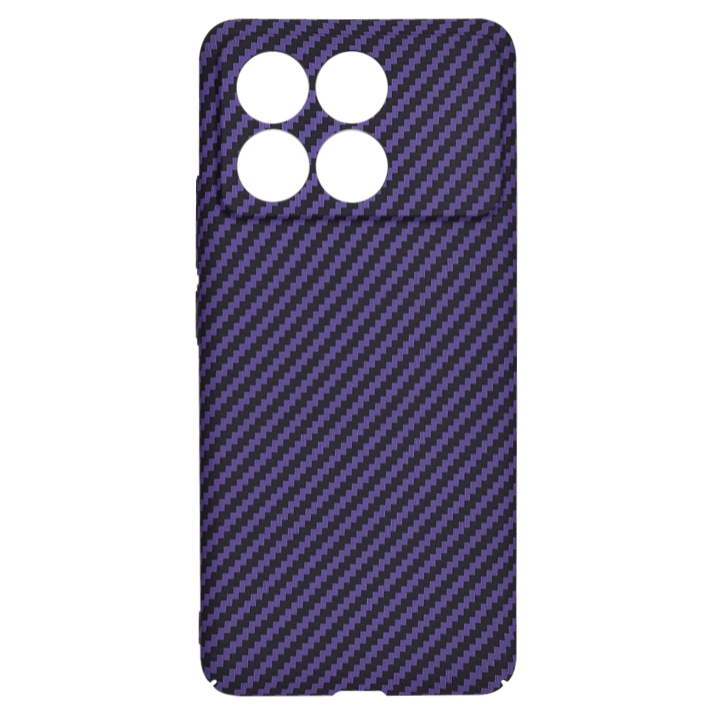 Capa para Xiaomi Poco F6 Pro, Techsuit, Carbonite FiberShell, Roxo