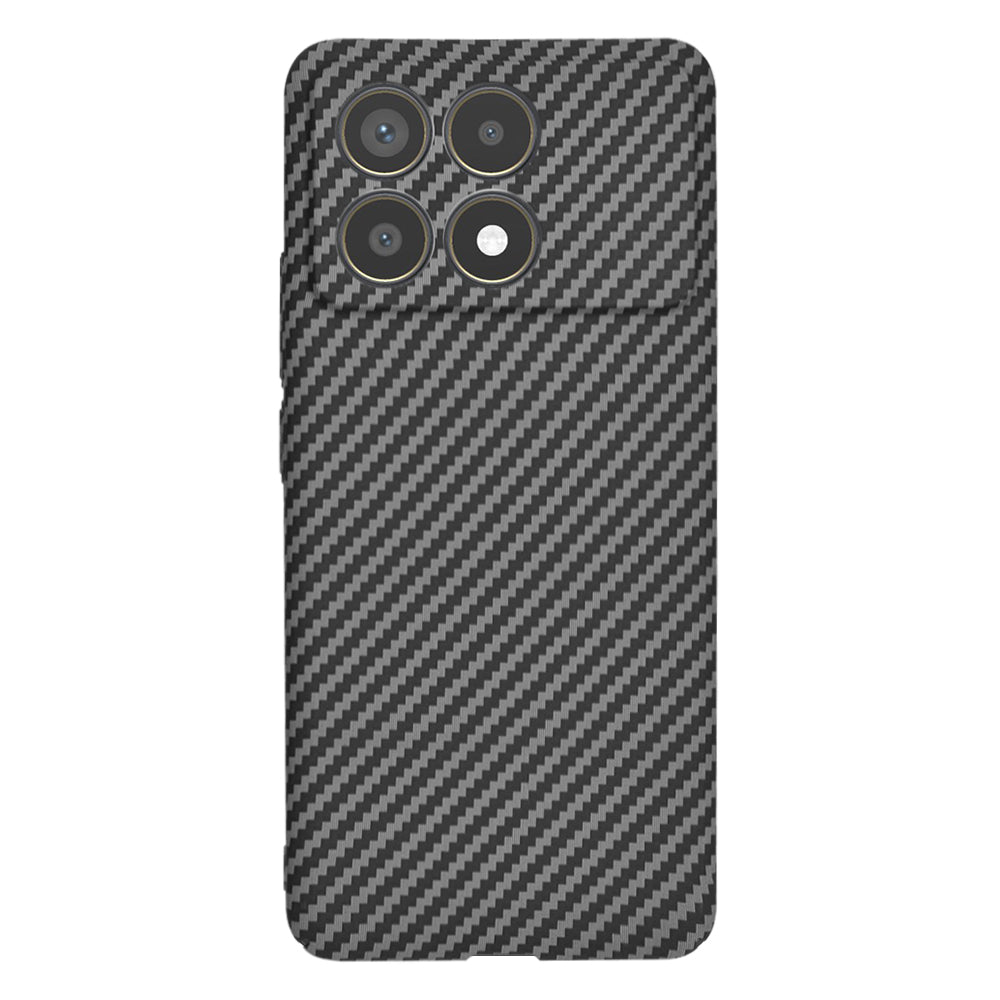 Capa para Xiaomi Poco F6 Pro, Techsuit, Carbonite FiberShell, Preta