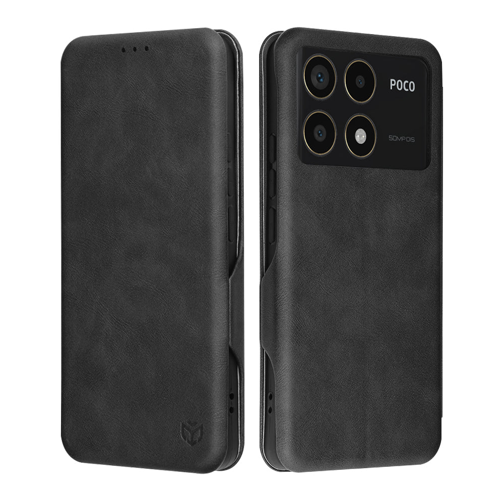 Capa para Xiaomi Poco F6 Pro, Techsuit, Safe Wallet Plus, Preta