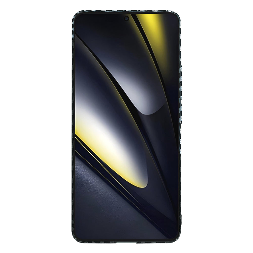 Capa para Xiaomi Poco F6, Techsuit, Carbonite FiberShell, Preto Cinzento