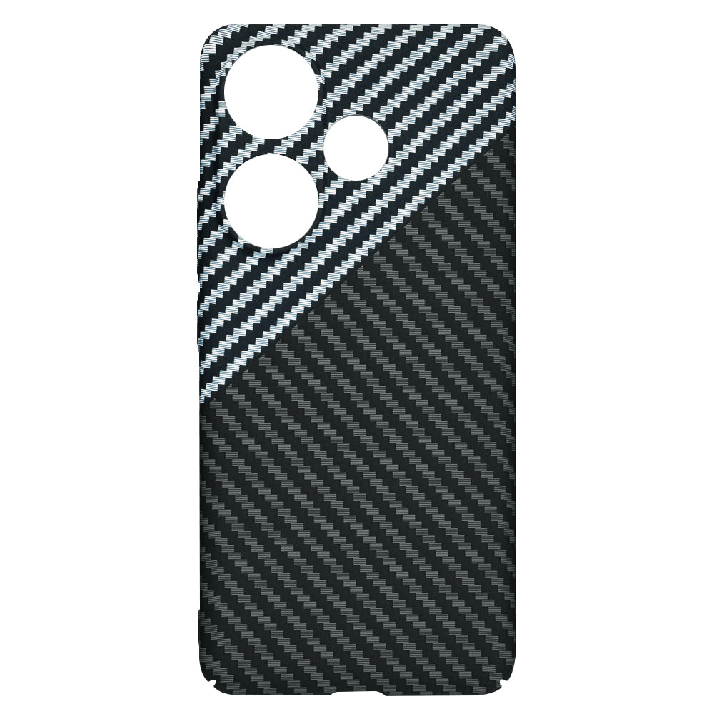 Capa para Xiaomi Poco F6, Techsuit, Carbonite FiberShell, Preto Cinzento