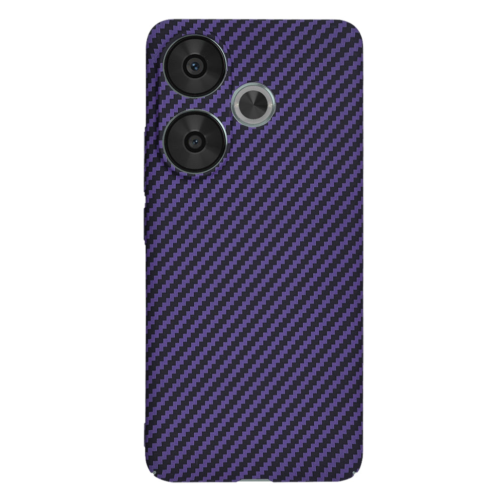 Capa para Xiaomi Poco F6, Techsuit, Carbonite FiberShell, Roxo