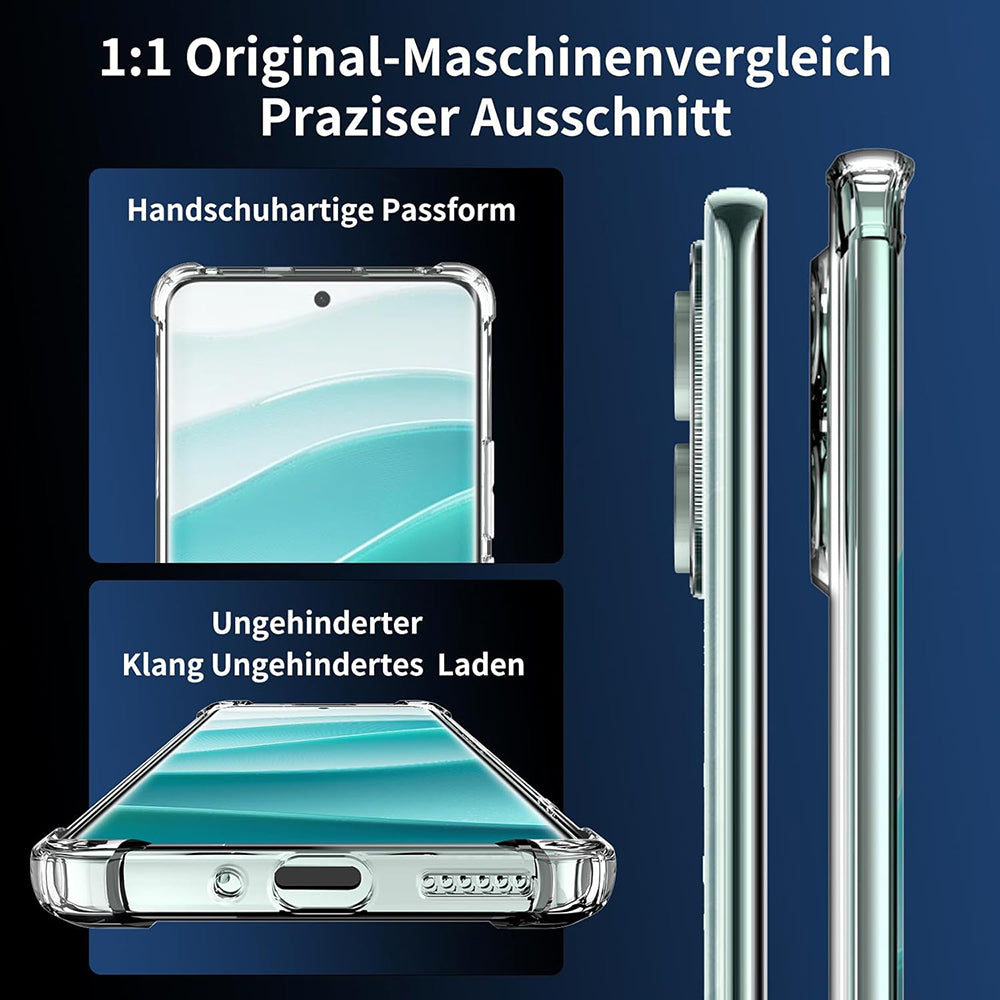 Capa para Xiaomi Poco F7 Ultra, Techsuit, Transparente à Prova de Choques, Transparente