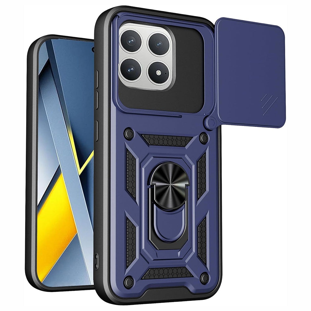 Capa para Xiaomi Poco F8 Pro, Techsuit, CamShield, Azul