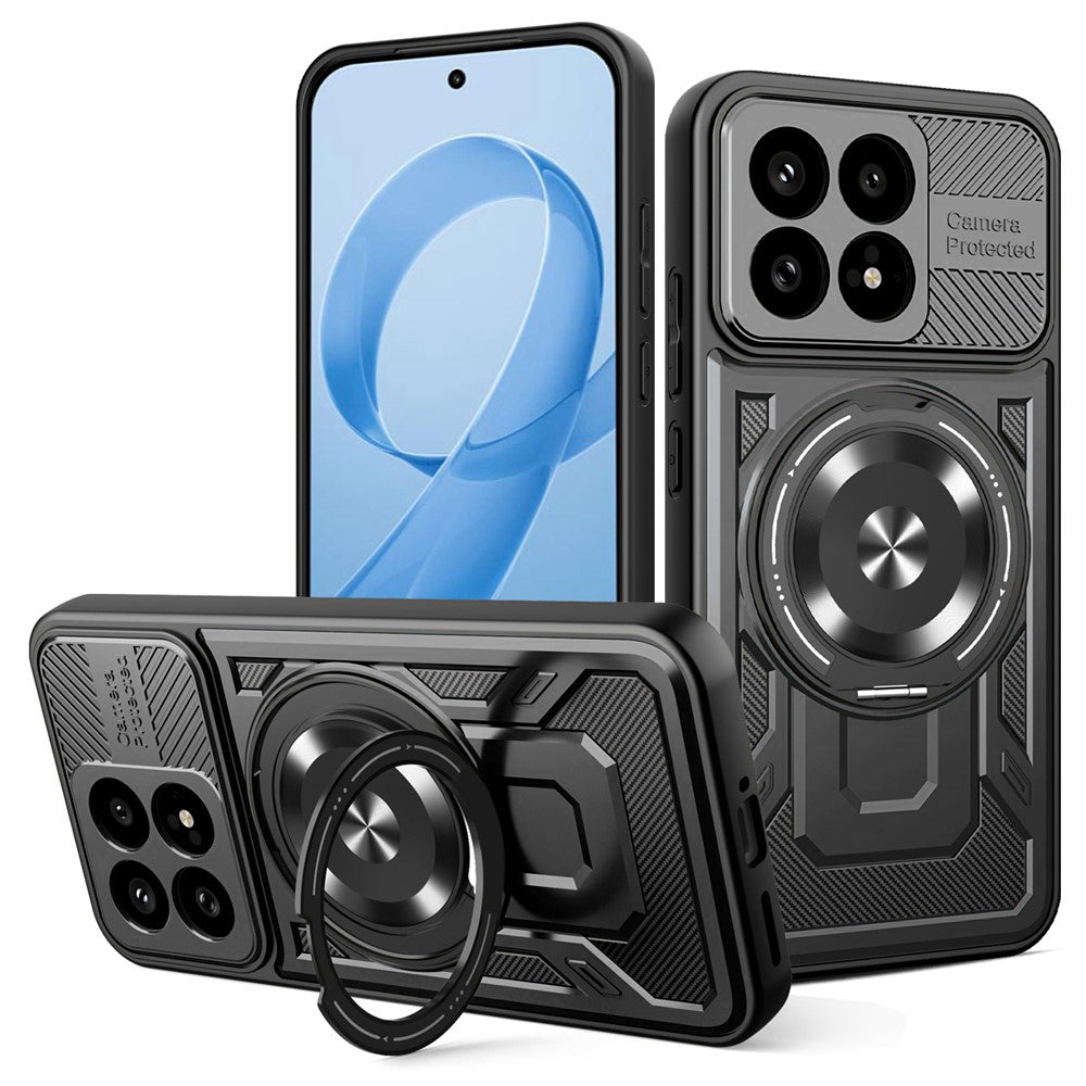 Capa para Xiaomi Poco F8 Pro, Techsuit, RuggedCam, Preta