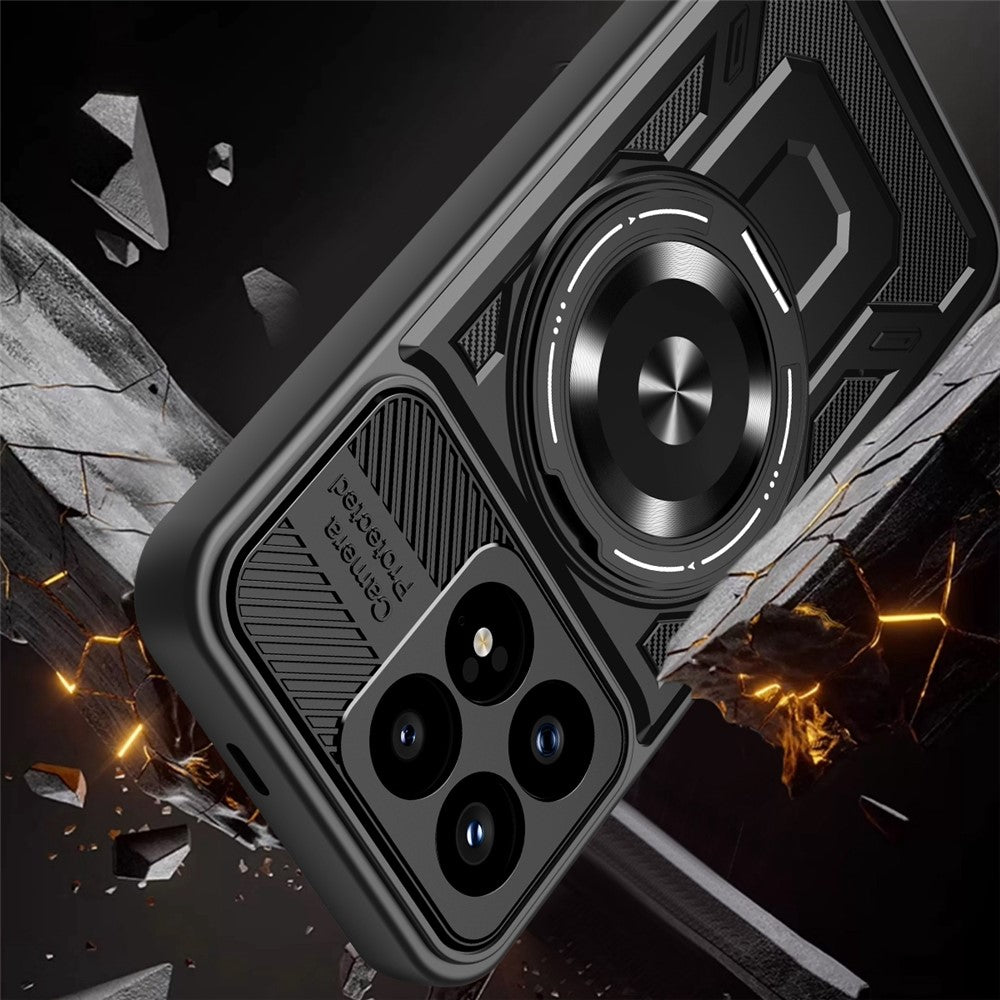 Capa para Xiaomi Poco F8 Pro, Techsuit, RuggedCam, Preta