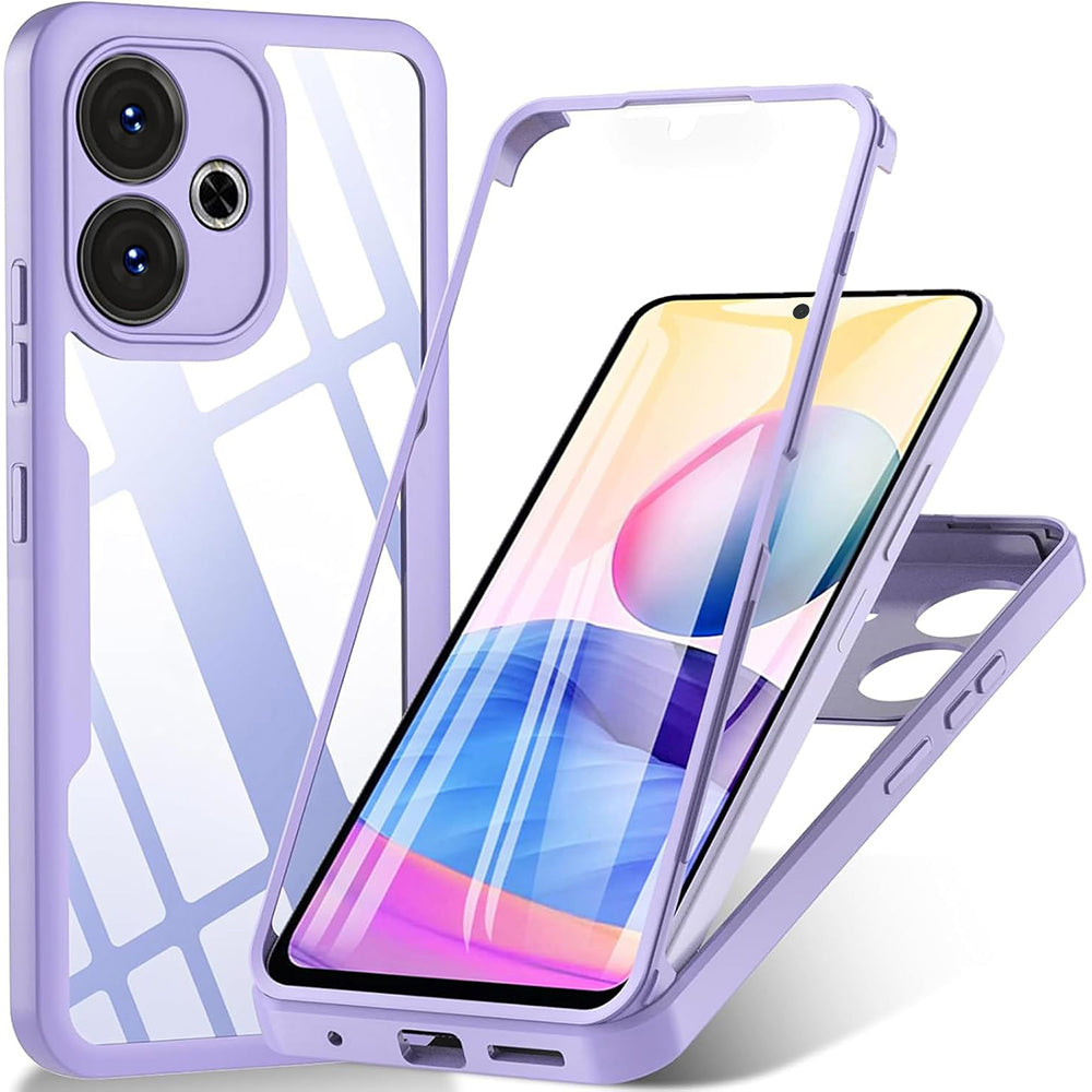 Capa para Xiaomi Poco M6 4G / Redmi 13, Techsuit, ColorVerse 360, Roxo