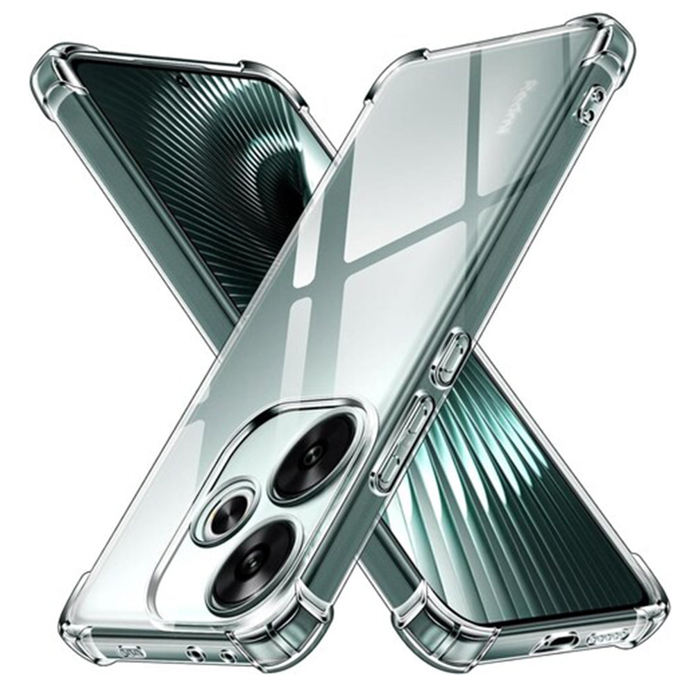 Capa para Xiaomi Poco M6 4G / Redmi 13, Techsuit, Anti-impactos Transparente, Transparente