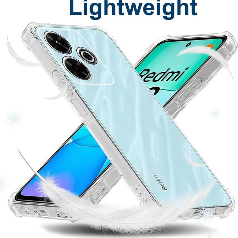 Capa para Xiaomi Poco M6 4G / Redmi 13, Techsuit, Anti-impactos Transparente, Transparente
