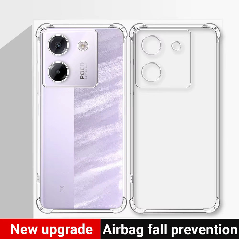 Capa para Xiaomi Poco M7 Pro 5G, Techsuit, Shockproof Clear, Transparente