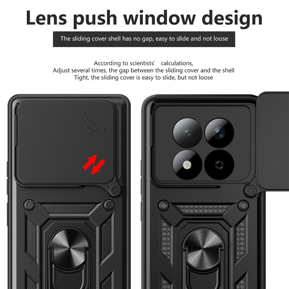 Case for Xiaomi Poco M8 Pro / Redmi Note 15 Pro+ 5G, Techsuit, CamShield, Black