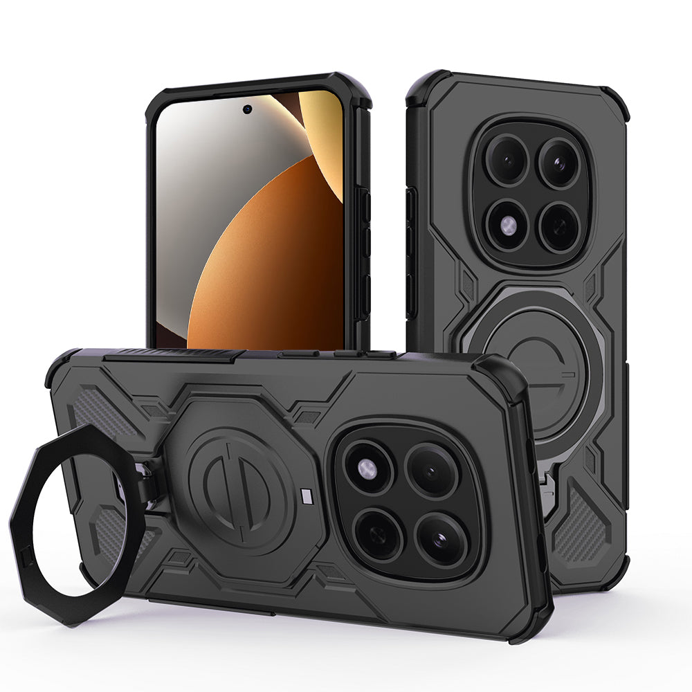 Capa para Xiaomi Poco M8 Pro / Redmi Note 15 Pro+ 5G, Techsuit, Carbon Shield Pro, Preta