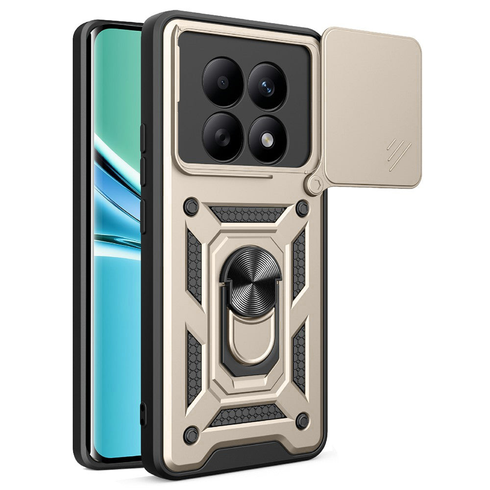 Capa para Xiaomi Poco M8 / Redmi Note 15 5G / Note 15 4G, Techsuit, CamShield, Dourada
